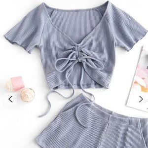 Top & Shorts Lounge Set